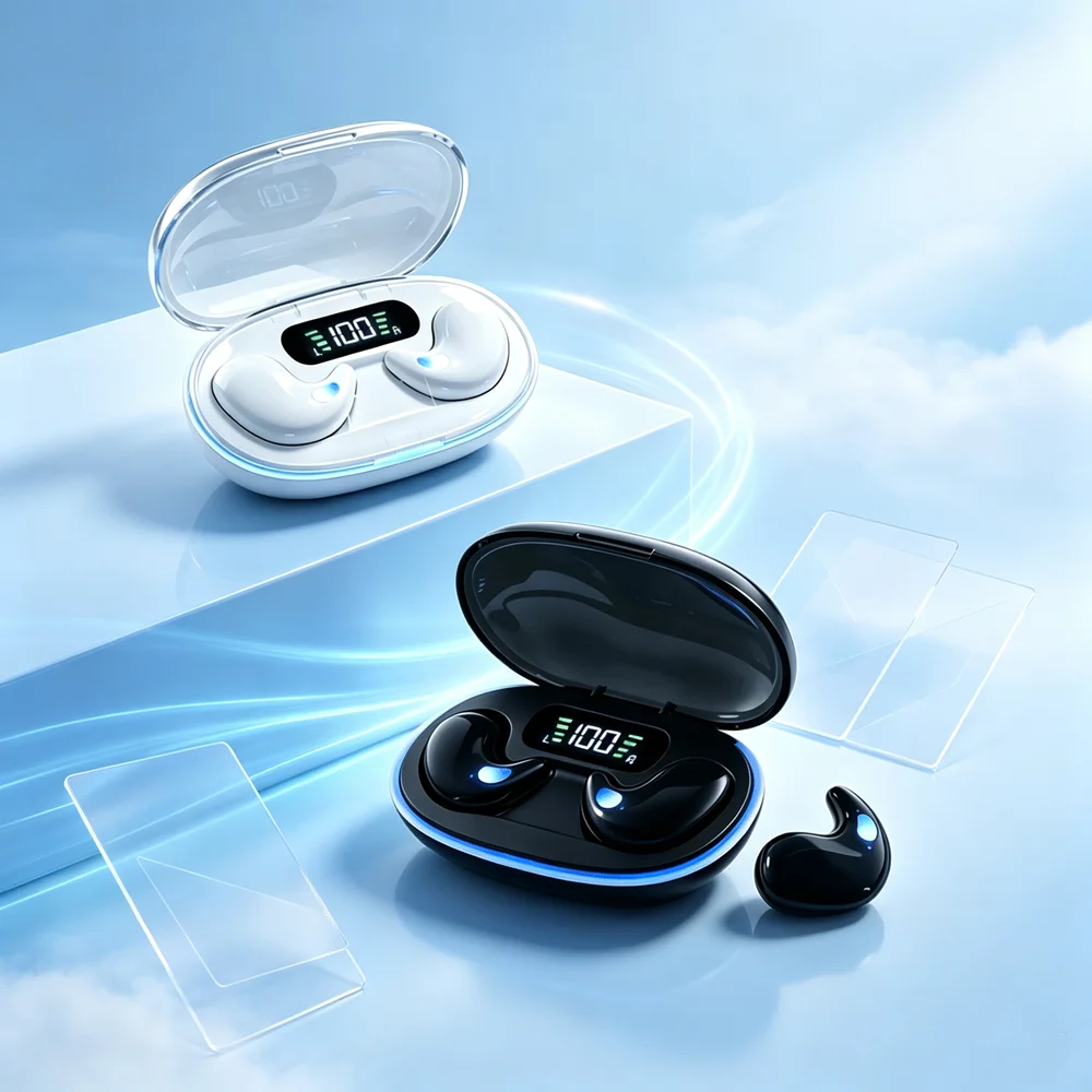 Wireless Earphones Headphones Noise Reduction Sport Game Sleep Bluetooth Earbuds HIFI Stereo Music Headset
