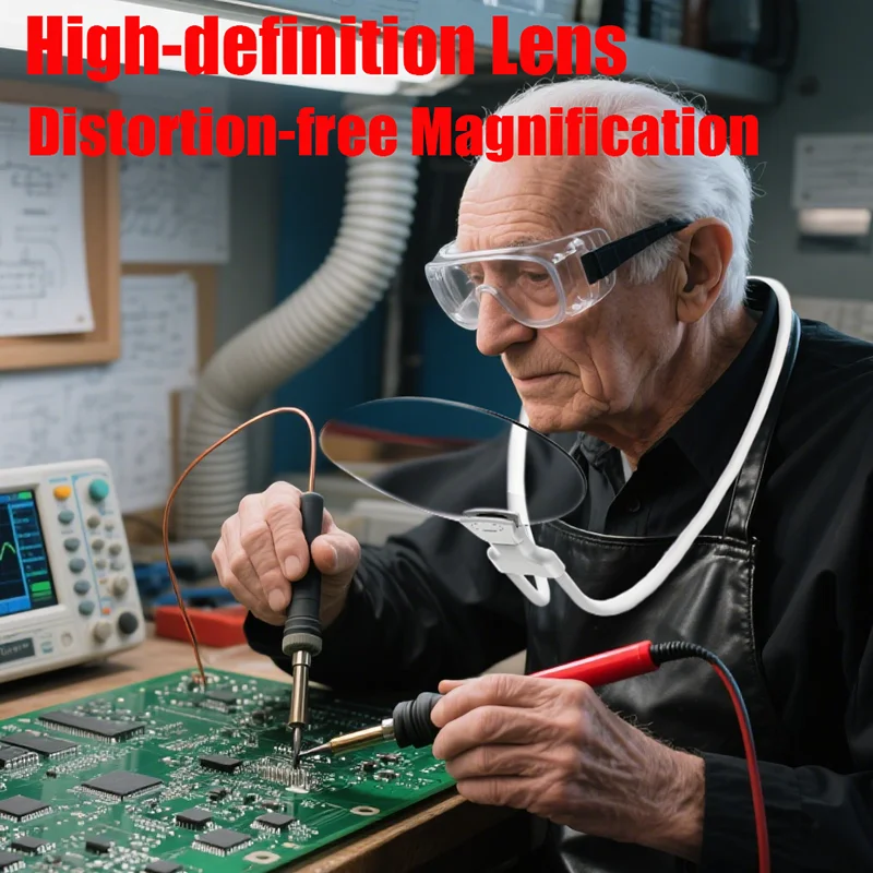 عدسة CANYO مقاس 5 بوصات (127 مم) ثلاثة في واحد - حزام حامل/محمول/رقبة، عدسة الأم والطفل، تكبير 5-10x #2