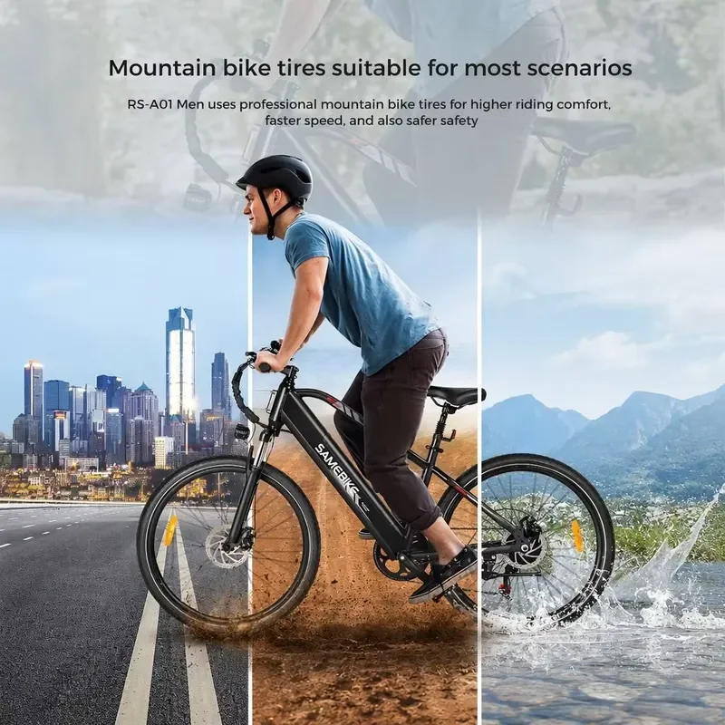 STLF EU Warehouse 36V 500D Pedal Assist E Power Battery Cycle Man Electric Mountain Bike Adults Ebike Best Electric Bicycle