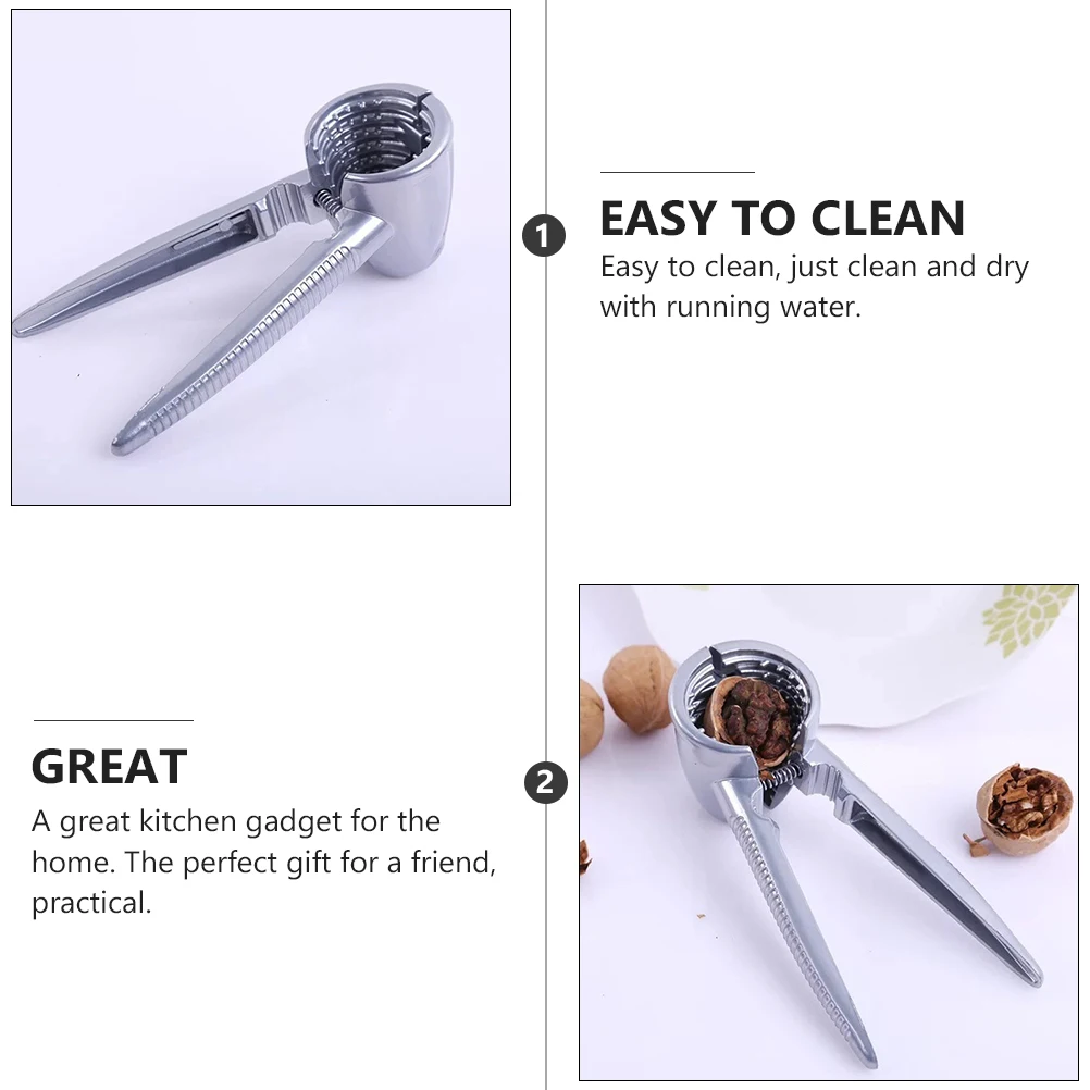 

Nutcracker Walnut Sheller Clamp Multifunctional Tool Aluminum Alloy High Hardness Strong Reinforcement Kitchen Gadget Practical
