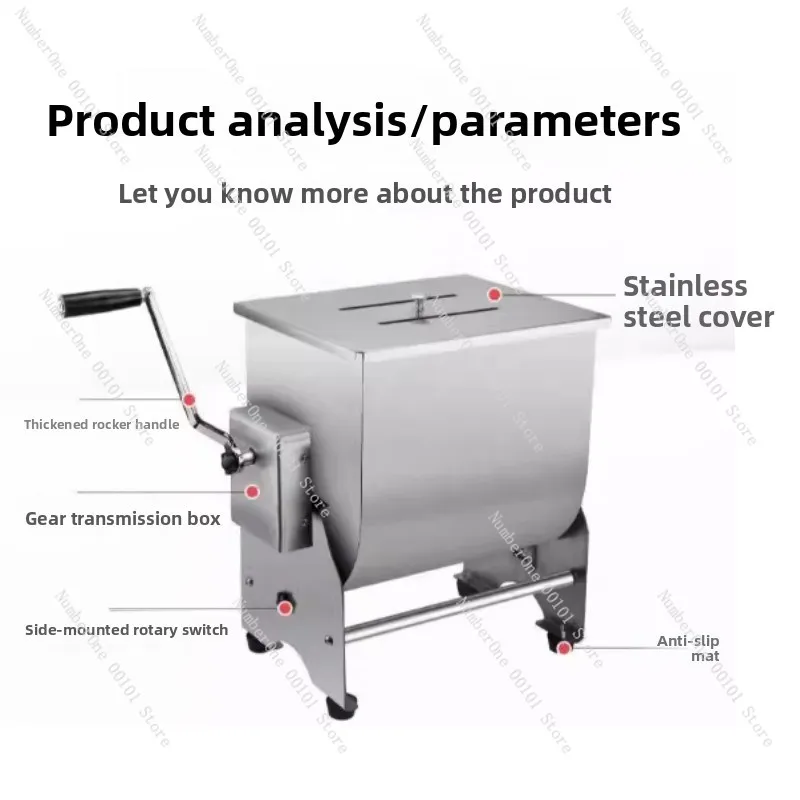 

Промышленная электрическая мясорубка из нержавеющей стали, настольный многофункциональный миксер-измельчитель для мяса