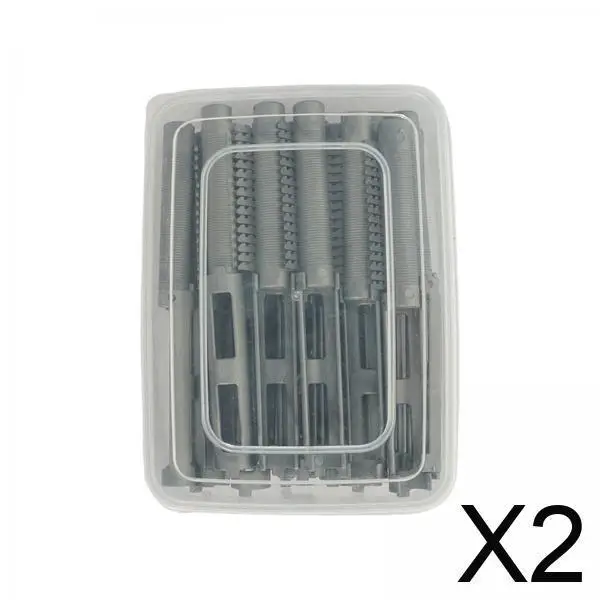 

2x 25Pcs Hair Perm Rods for Long Medium Small Hair Cold Wave Rods Hair Curling