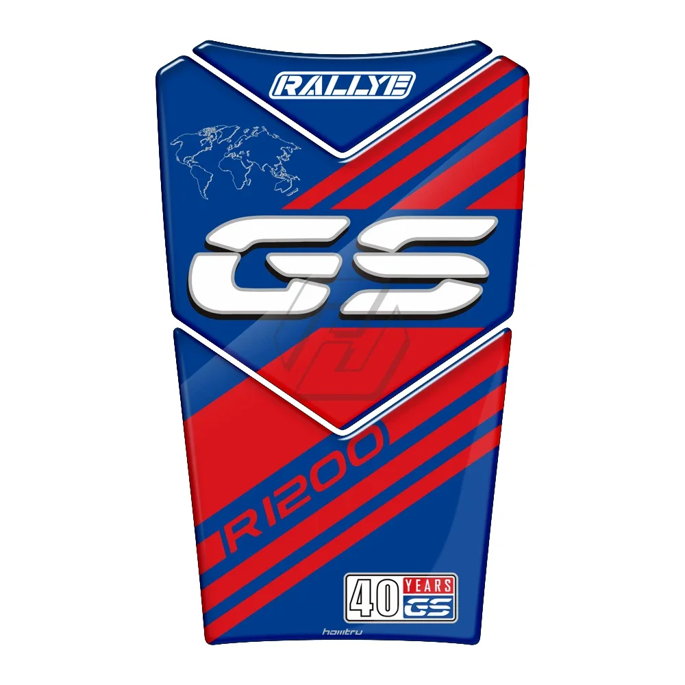 وسادة خزان الغاز الراتنج ثلاثية الأبعاد لسيارات BMW R1200GS Adventure 2014-2019 ملصق حماية تزيين الدراجة النارية