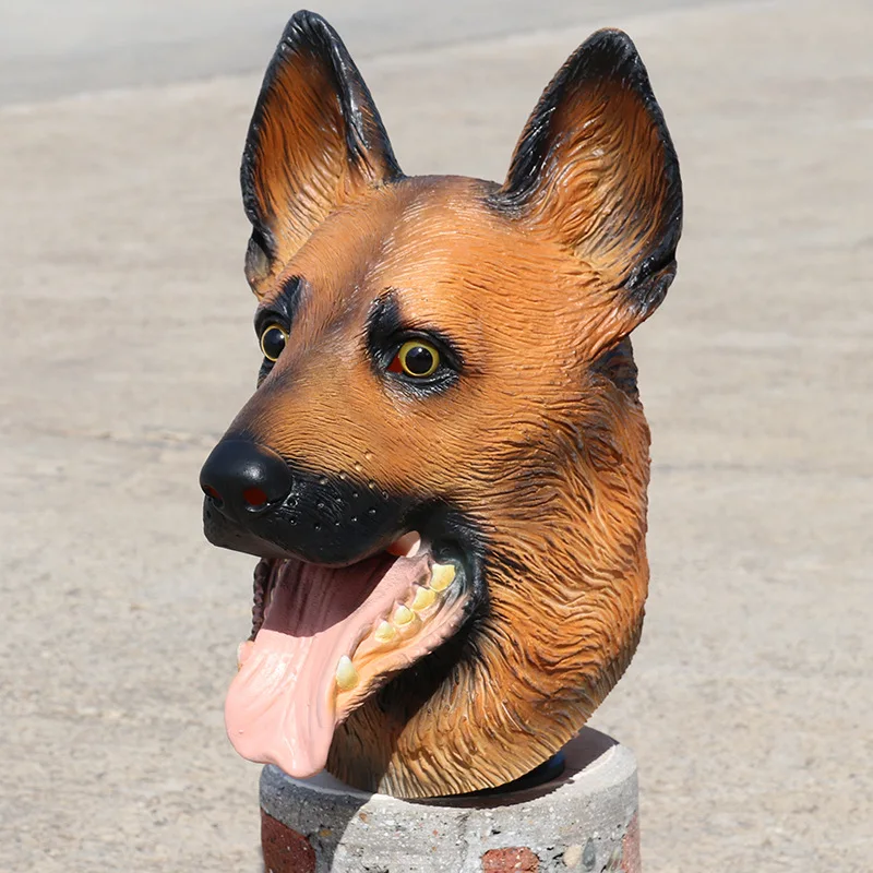 

Wolf dog mask Halloween latex animal headgear cosplay funny costumes live streaming costumes props