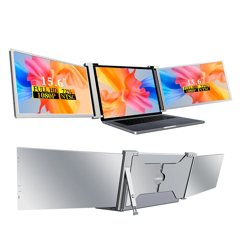 2025 Shenzhen Hot Video & Display Output Full hd Led Display Screen Portable Triple Monitor Extender for Laptop
