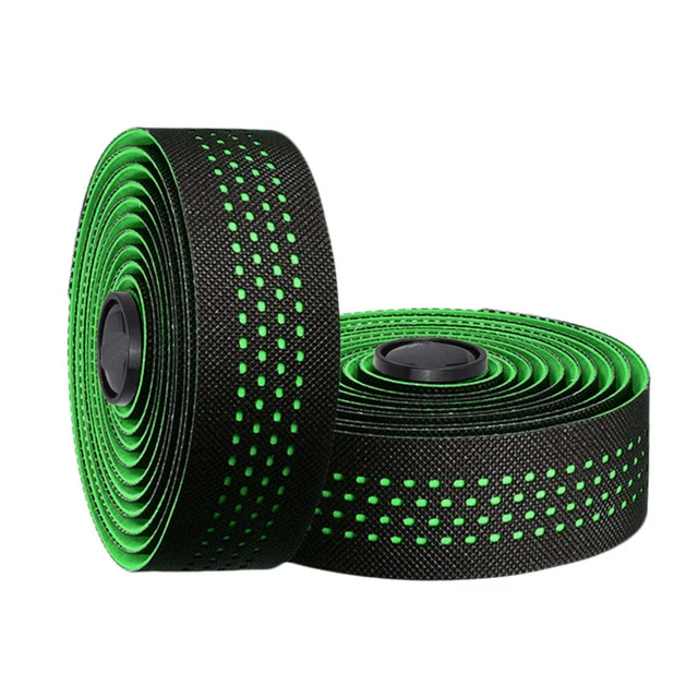 1 paar Perforierte Atmungsaktive Lenker Bänder Nicht-slip Rennrad Bar Band EVA/PU Weiche Anti-Vibration Wrap band Langlebig Bar Bartape