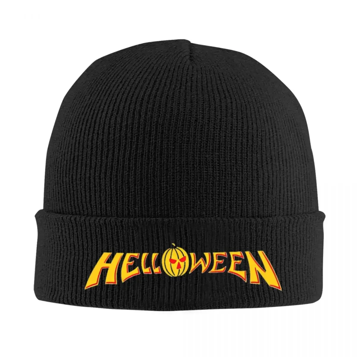 The Helloween Band Portrait Beanie Hats Y2K Cool Caps Men Women Gym Knitted Hat Autumn Winter Design Head Wrap Beanie Hat