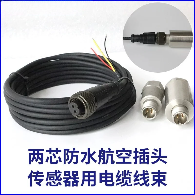 Sensor with Two-core Waterproof Plug MILC5015-2A Vibration Accelerometer