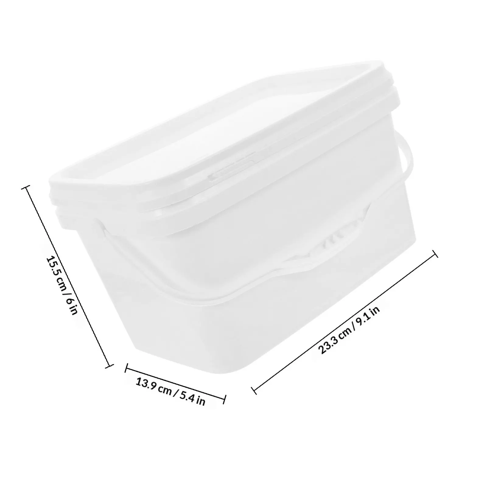 Reliable PP Plastic Painting Bucket with Easy-Carry Handle and Secure Lid for Paint Pigment Storage Color Mixing Art Projects