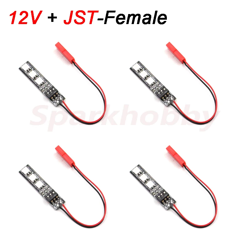 Rgb led 7色ライトボード5v 12v 16とdipスイッチ5050ランプビーズjst