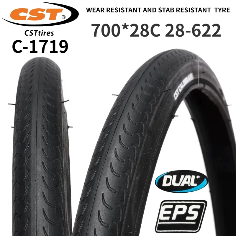 700x28c 28-622 CST C1719 ROAD BICYCLE TIRE OF BIKE TYRE PROTECTION