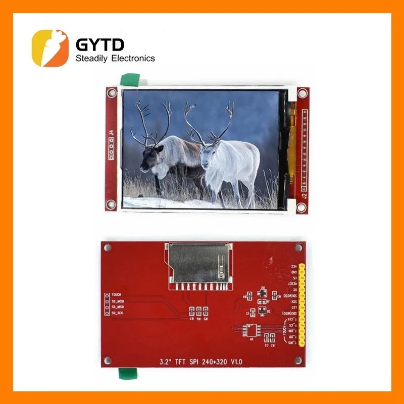 

3,2 Дюймовый 320*240 SPI серийный TFT ЖК-модуль дисплей экран с сенсорной панелью Драйвер IC ILI9341 для MCU