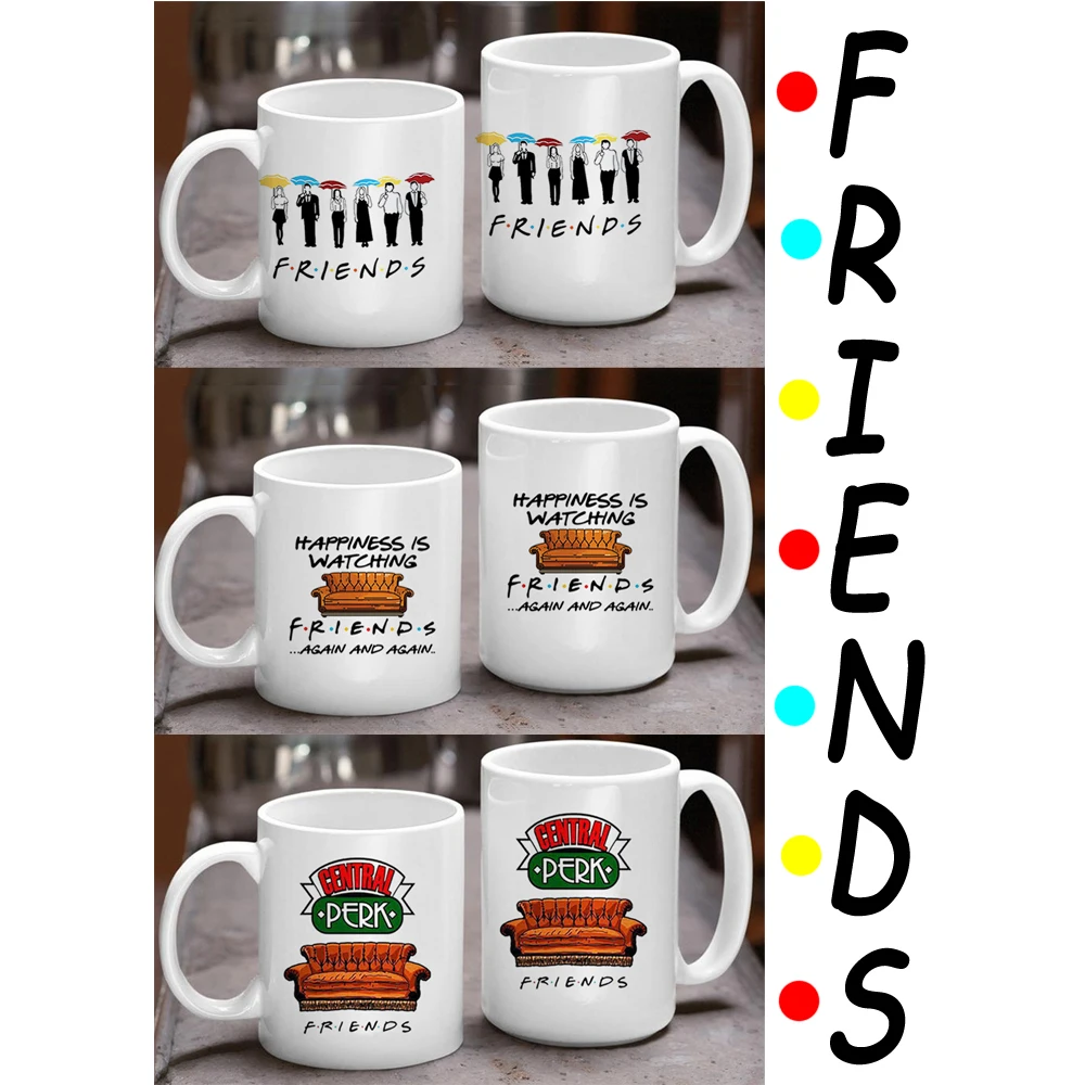 15oz Big Friends kubki jak to robisz? Kubek kawy kreatywna filiżanka do mleka i herbaty przyjaciele urodziny Chiristmas prezent