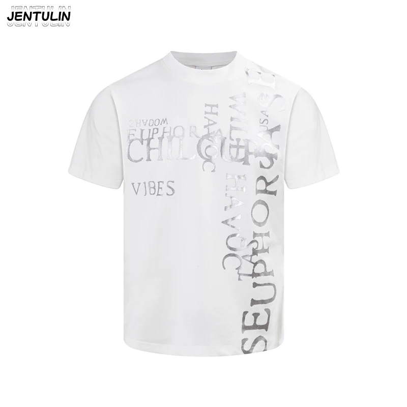 

Harajuku Letter Graphic Short Sleeved T-shirt Top Aesthetic Gothic Graphic T-shirt Tops Korean Cotton Oversized Men's Clothing