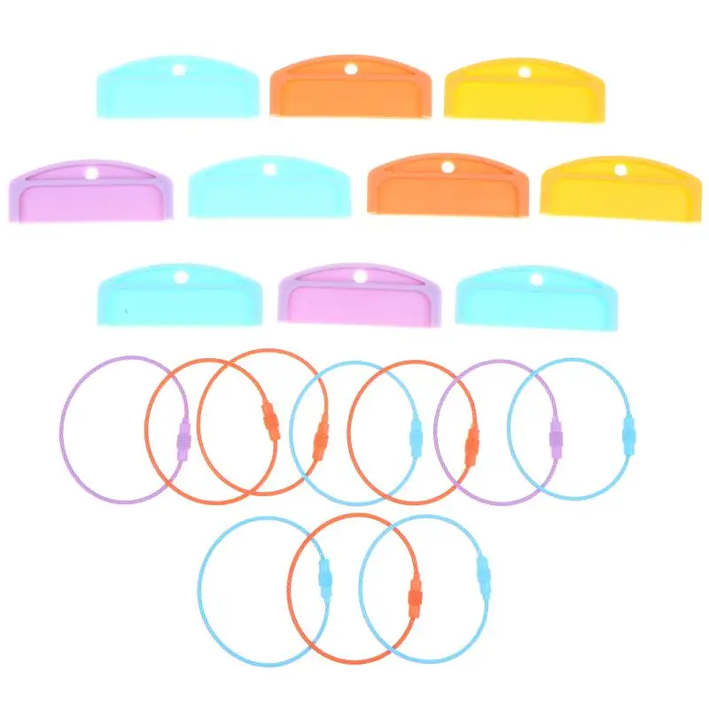 Portable Card Holder for Yoto Cards Set with 10 Ring Loops Secure Organizer Travel Friendly Design for Kids Durable Flexibility