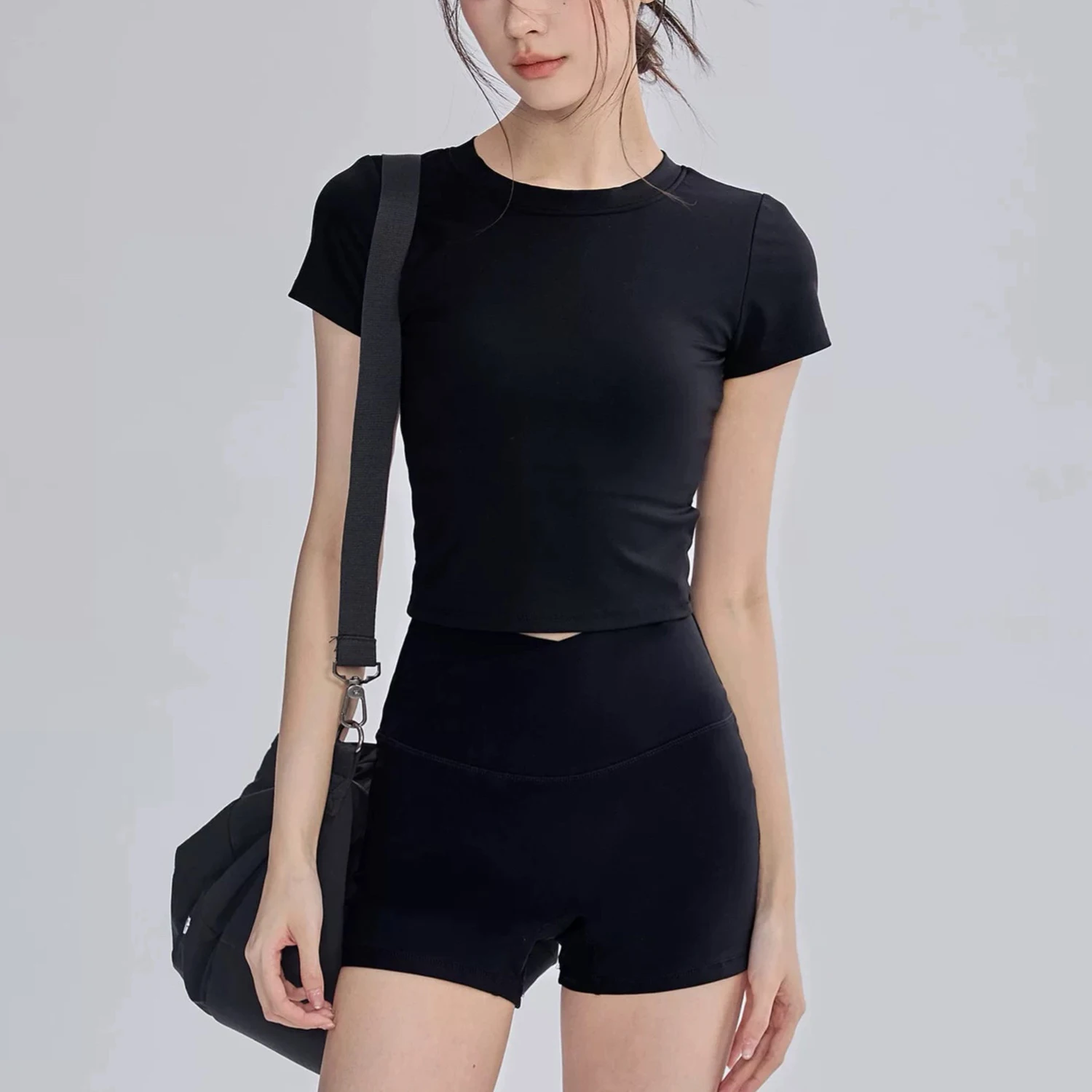 Großhandel Damen Gepolstertes Langarm-Yoga-Shirt mit Schönem Rücken, Gym-Bluse, Pilates, Fitness, Laufen, Workout, Sport-Top – Detail 13