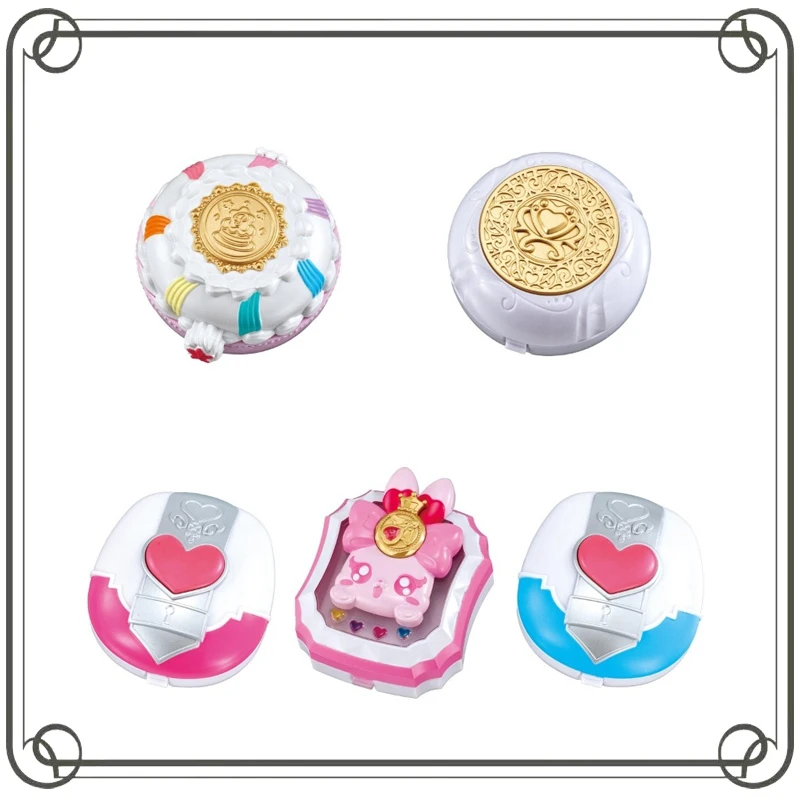 

Pretty Cure Transform Prop Gashapon Ящик для хранения Зеркало Моделирование Коллекция BANDAI Орнамент Ay Gives A Girl Модель Игрушки