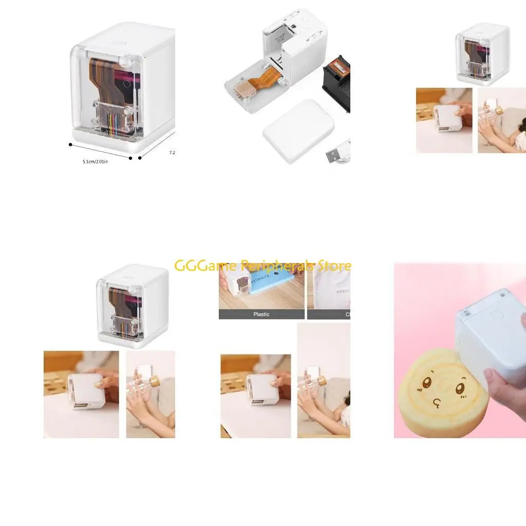 

U55B Mbrush Mark Printers Bluetooth-compatible Mobile Color Handhelds USB Printers