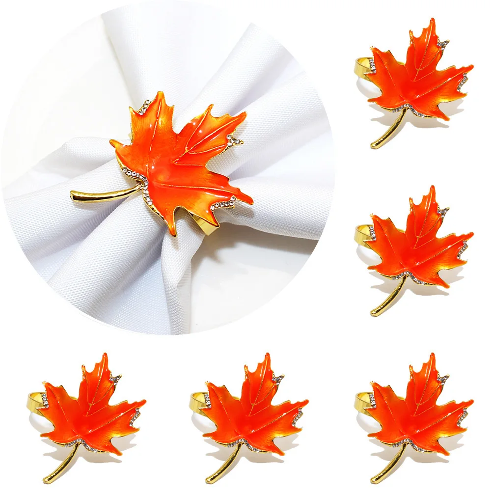 12PCS White Pearl String Floral Napkin Ring Wedding Festive Party Napkin Holder Table Top Decoration Napkin Ring High Quality