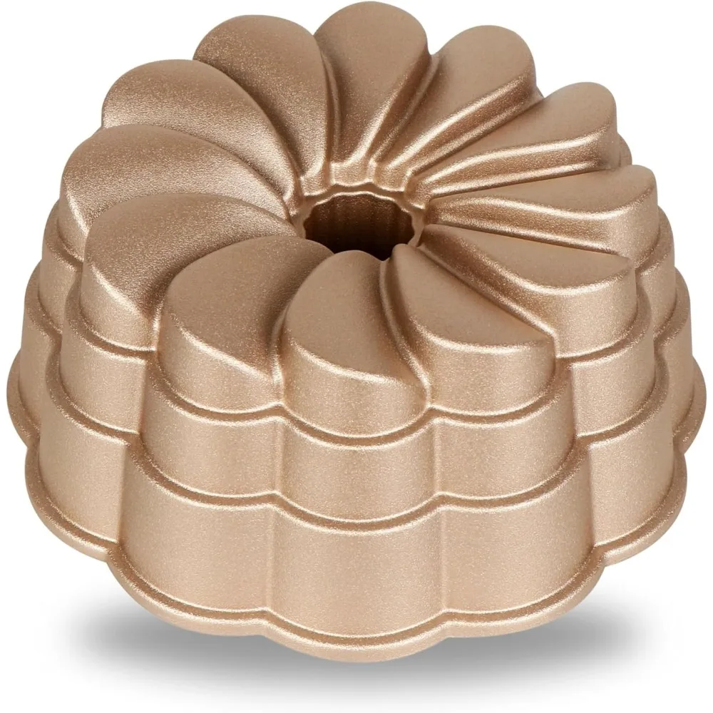 

Fluted Cake Pan with Non-Stick Coating, Die Cast Aluminum for Even Baking, Perfect for Decorative Cakes