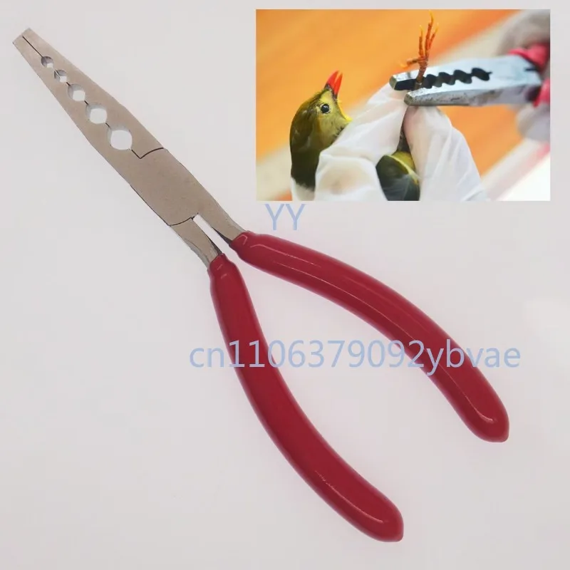 

Ornithological Tools Bird Leg Ring Pliers Manual Ring Pliers Adjustable Metal Foot Rings