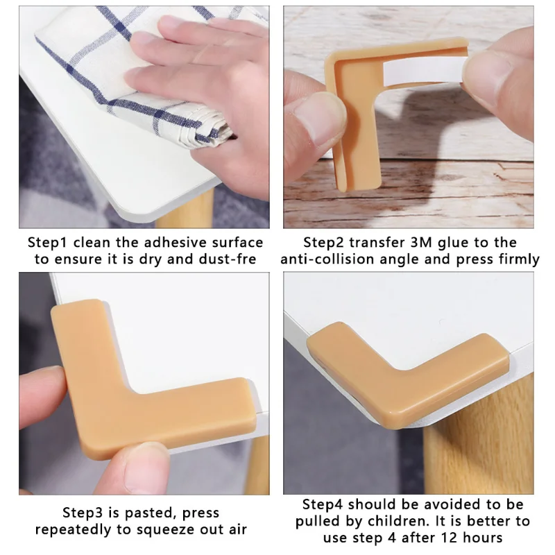 Anti-Collision Table Corner Protector para Crianças e Bebês, Proteção de Borda de Mesa, Segurança para Crianças, Janela, Bebê, Acessórios de Segurança