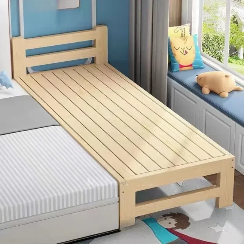 Splicing bed Adult foldable European single bed