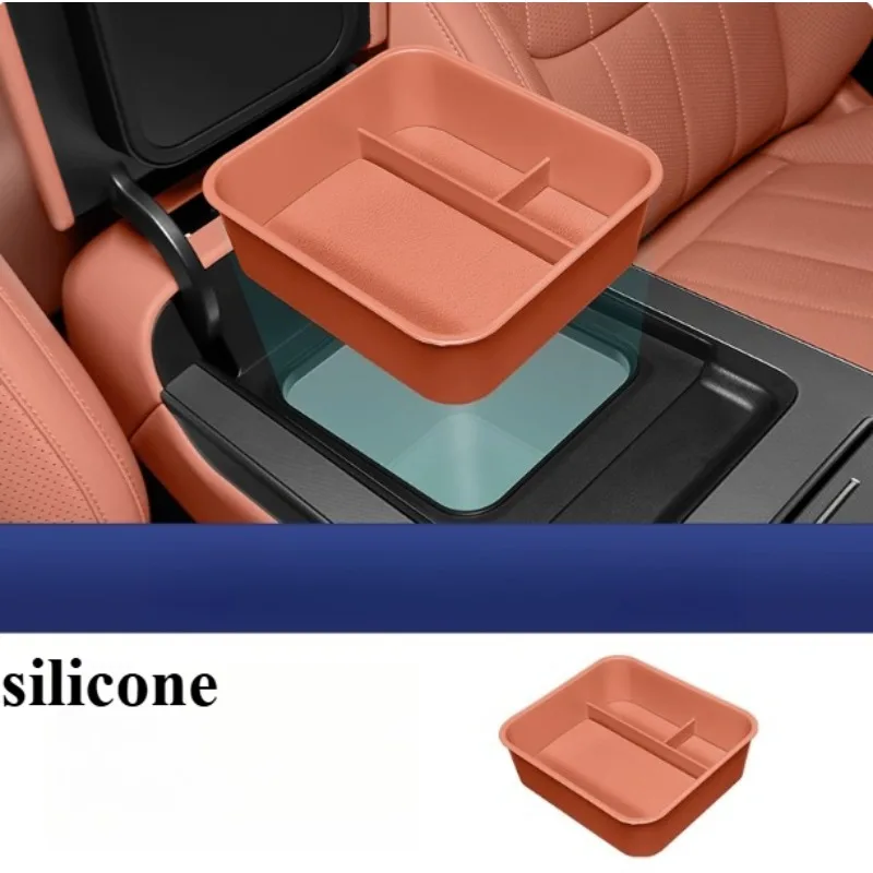 

Accessories Smabee for BYD Tang L 2025 Center Console Cool Box Organizer Armrest Storage Box Car Central Tray Stowing Tidying