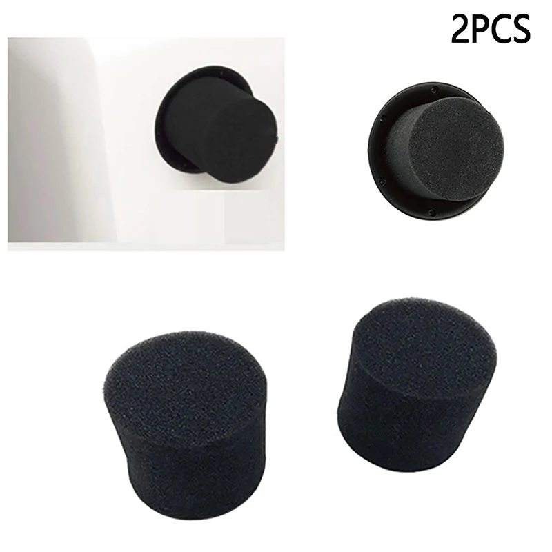 2PCS Black Speaker Guide Tube Bass Air Duct Sponge Cotton Plug Woofer Phase Outlet Reduce Low-frequency Standing Wave 2PCS