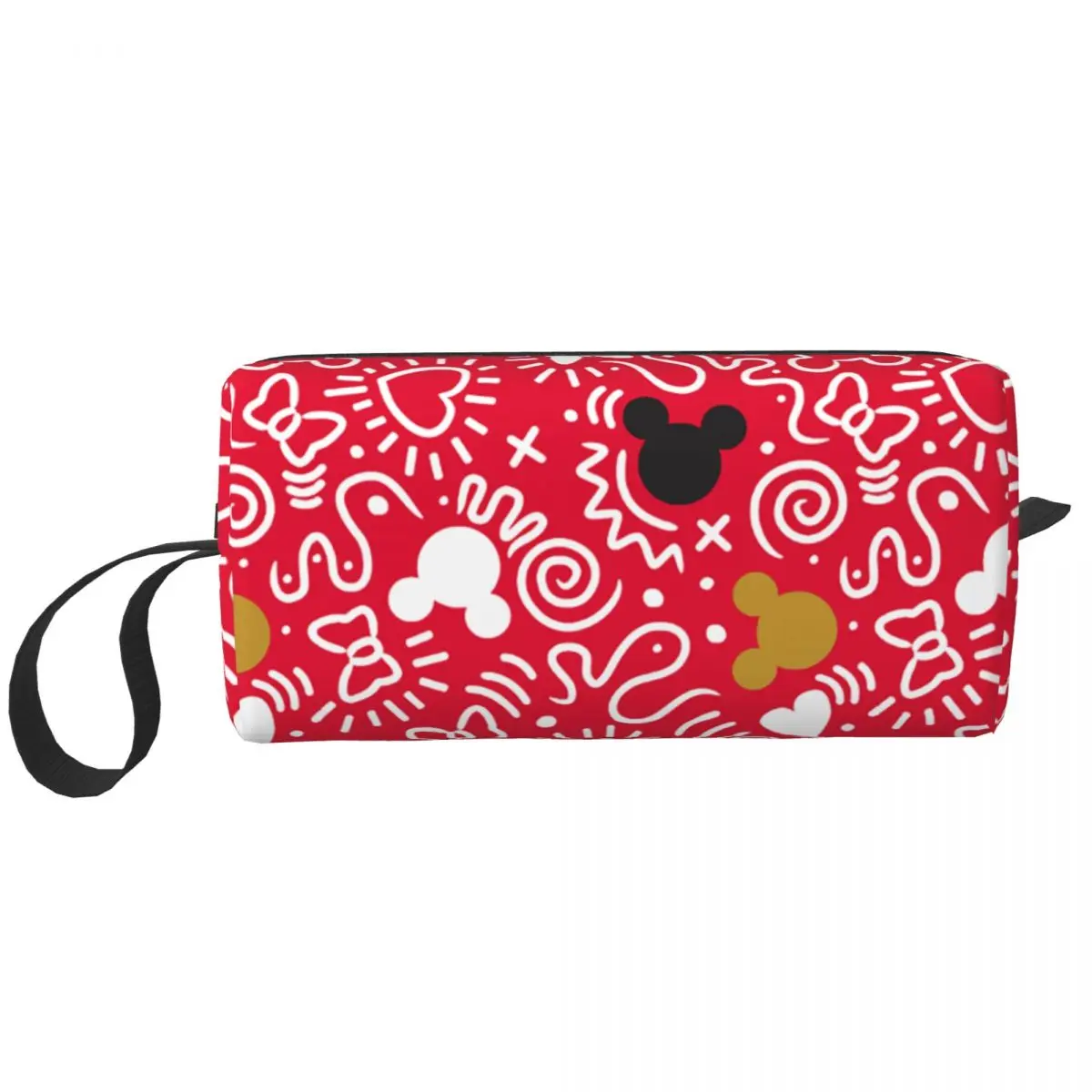 

Mickey Minnie Mouse Doodle Makeup Bags Dinesy Men Cosmetic Bag Fashion Travel Pouch for Purse Storage