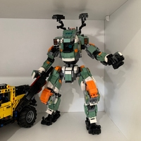 Buildmoc Ideas Expert Titanfalls 2 BT-7274 Vanguard-class Titan Robots Meche Figures Building Blocks Toys For Children Kids Gift