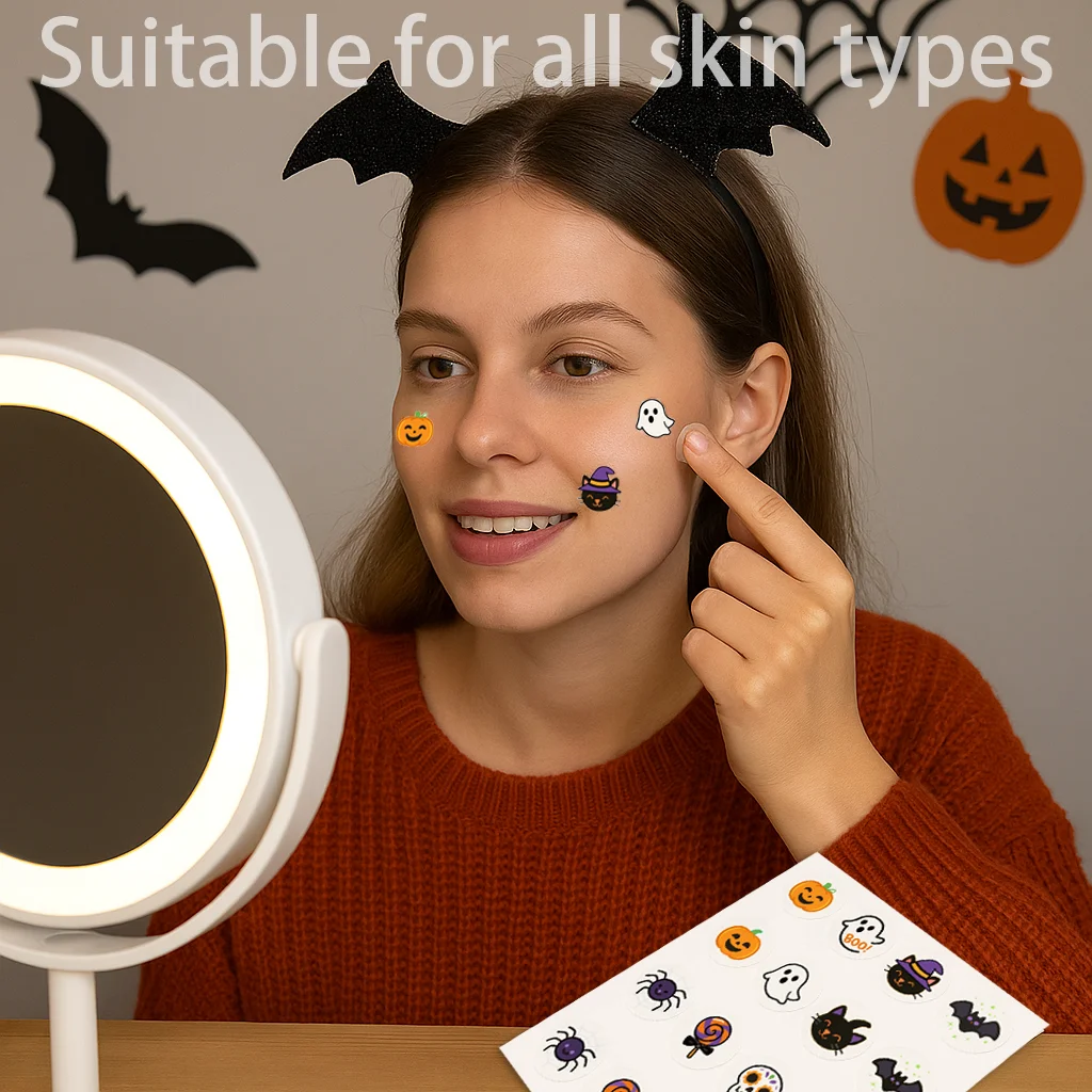 رقعة حب الشباب الغروانية المائية، جوهر العناية لتنظيف الوجه، ملحق الأدوات، غير مرئي ومقاوم للماء، مناسب لجميع أنواع البشرة