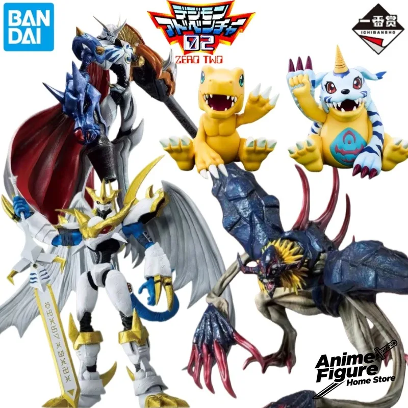 

100% оригинал в наличии Bandai Ichiban KUJI Digimon Omegamon Imperialdramon Diablomon аниме персонаж игрушка модель коллекция подарки