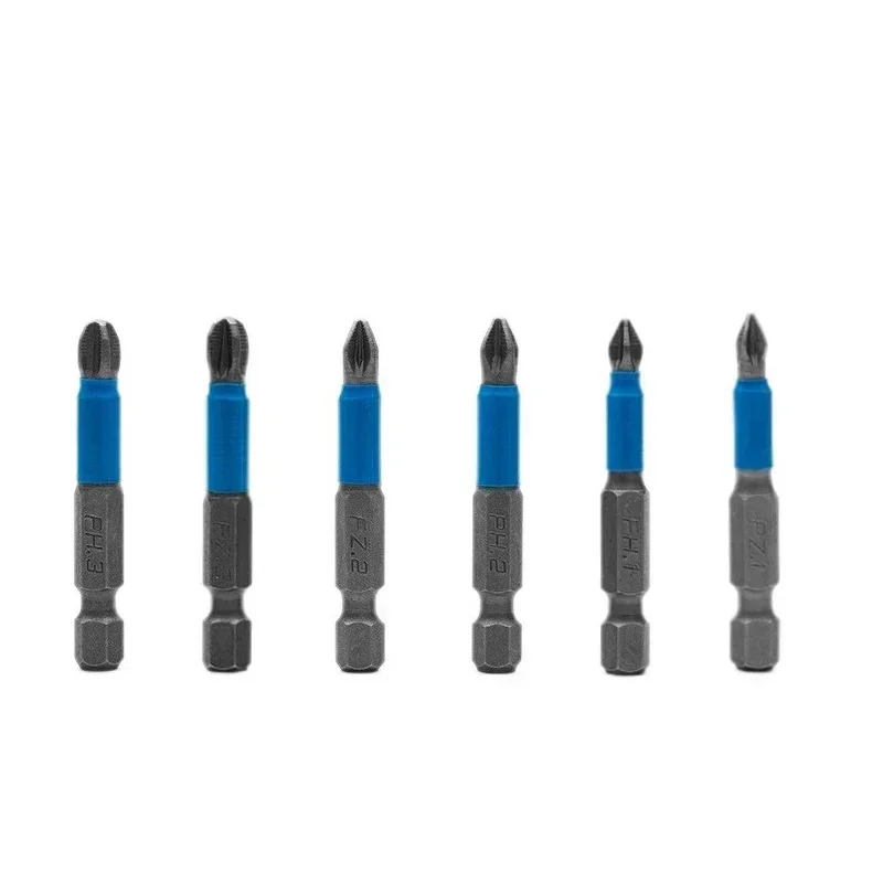 Imagem -04 - Conjunto de Bits de Chave de Fenda Magnética Antiderrapante 50 mm Haste Sextavada Cabeça Cruzada Chave de Fenda Broca Ph1 Ph2 Ph3 Pz1 Pz2 Pz3 Peças