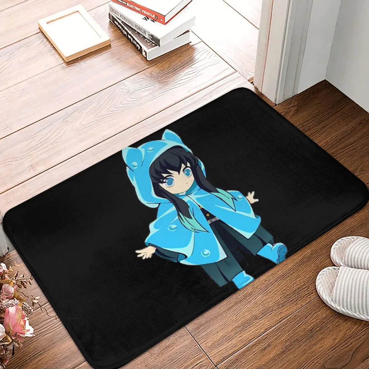 

Muichiro Tokito Non-slip Doormat Floor Mat Dust-proo Carpet Rug for Kitchen Entrance Home Bedroom Footpad Mats