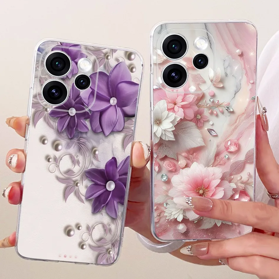 For OPPO Reno 15F 5G Case CPH2801 Shockproof Silicone Cover Cool Dragon Tiger Soft TPU Phone Cases For OPPO Reno15 F 15FS Bumper
