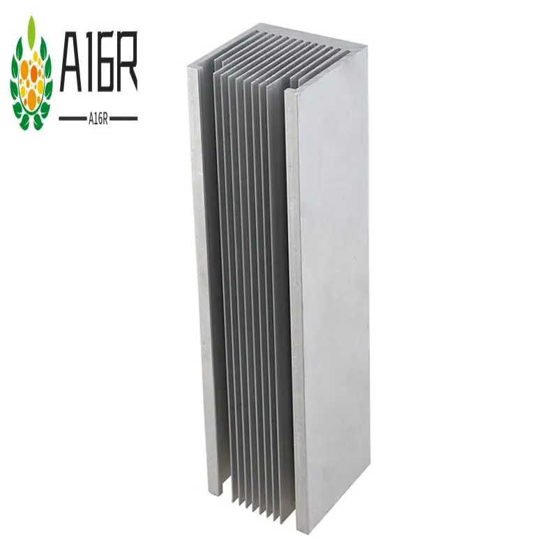 

A16R-Aluminum Radiator 50X50x150mm Dense 14 Tooth Heat Sink For Power Amplifier Heater Computer Water Cooling System