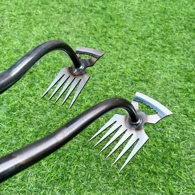 2 In 1 Manual Weeds Remover Tool Grass Rooting Loose Garden Gardening Puller Removal Weeding Tool Hand Shovel Soil
