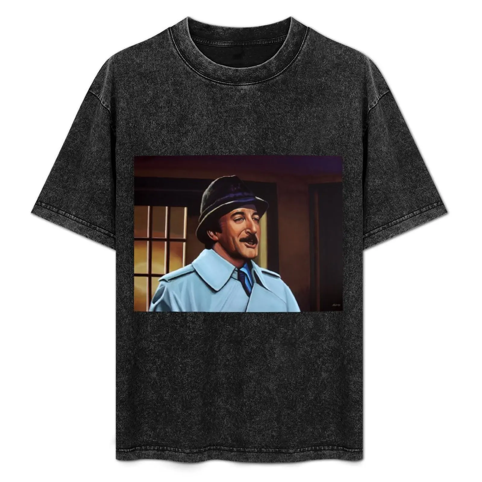 Peter Sellers as inspector ClouseauPainting T-Shirt boys whites sweat sports fans plain black t shirts men