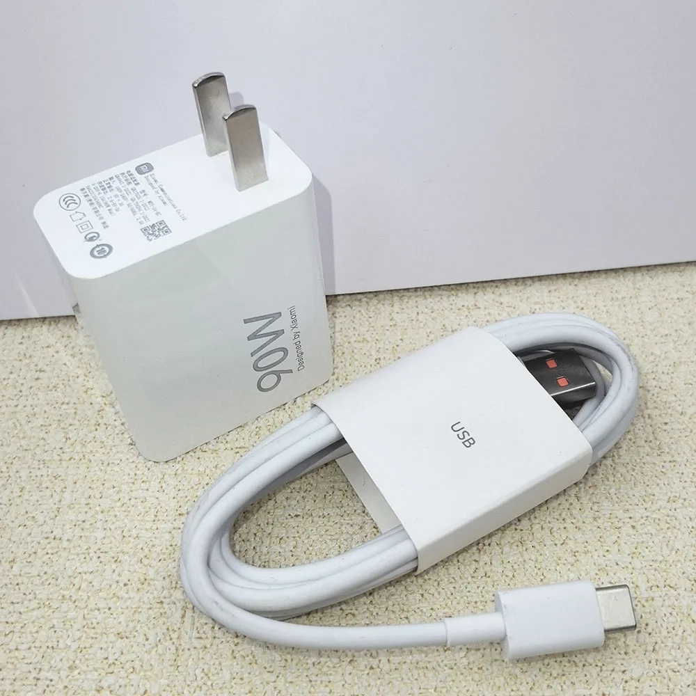 Original Xiaomi 90W Charger EU/US Turbo Charge Wall Power Adapter 1/1.5/2 M 6A Type C Cable For Mi 15 Turbo4 POCO X7 F6 F7 Pro - náhled 2