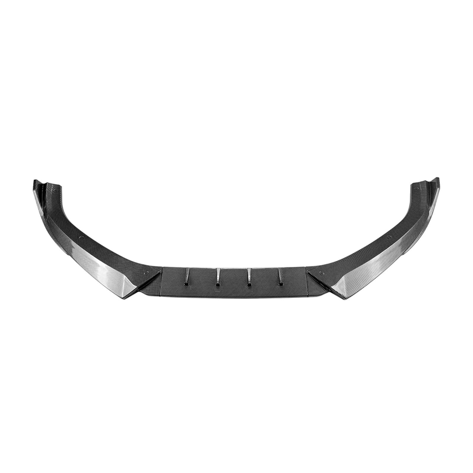 For Audi A3 8V 2017-2020 Standard Version Front Bumper Spoiler Lip Lower Splitter Blade Protector Carbon Fiber Look/Gloss Black