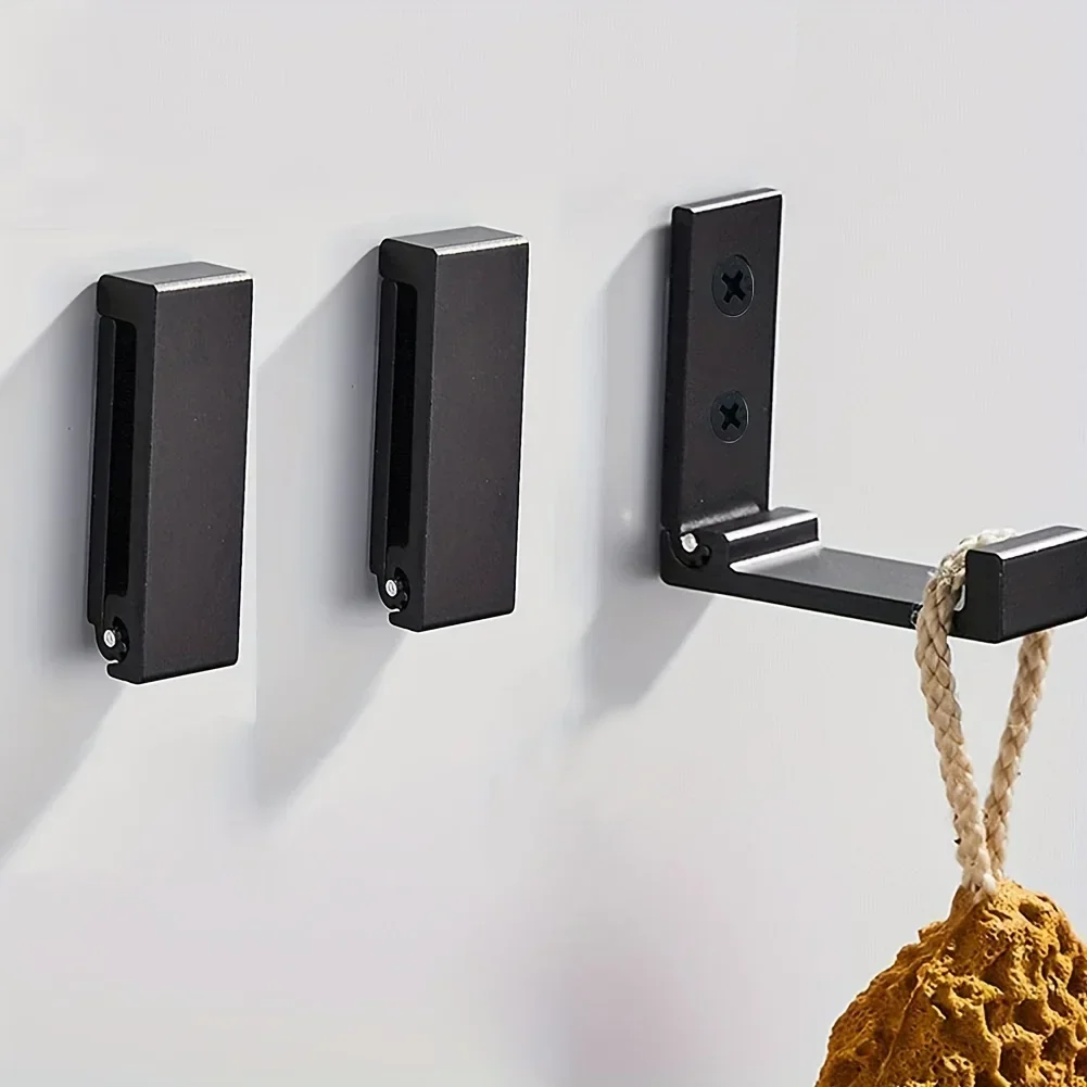 4/12pc Heavy-Duty Aluminum Alloy Folding Coat Hooks Wall Mounted, Rust Resistant Folding Hooks for Hanging Coats Towels Hats Bag