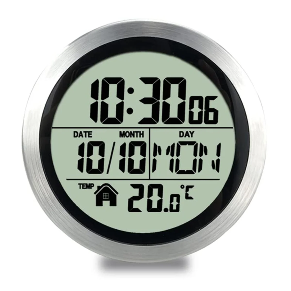 

A98U Digital Shower Clock Waterproof, Bathroom Timer Clock, Digital Kitchen Wall Clock, No Punching Suction Cup Clock