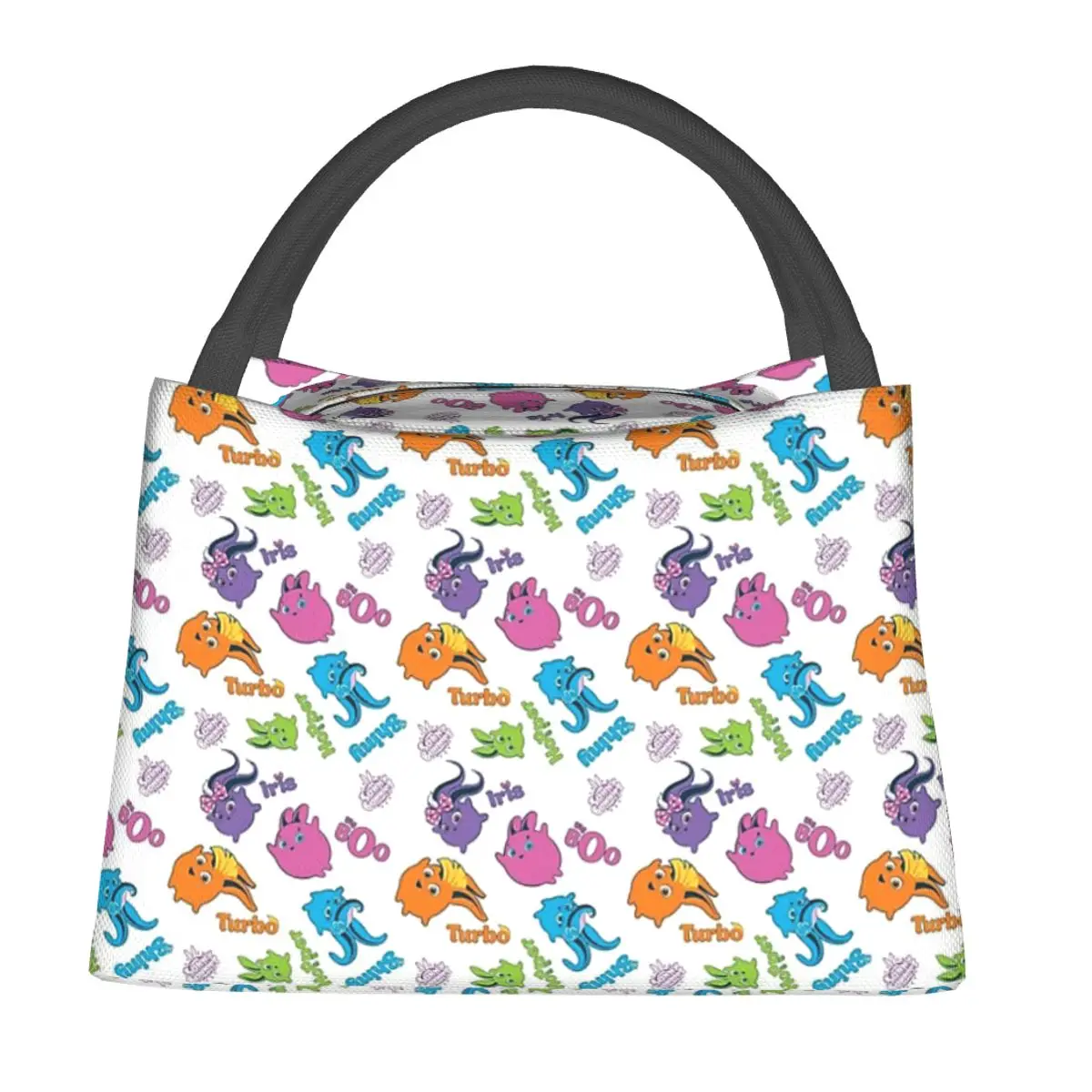 Impermeável Isolado Lunch Box para Mulheres e Crianças, Piquenique Cooler Bag, Lunch Tote, Travel Bag, Sunny Bunnies