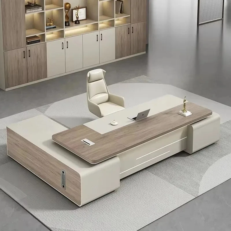 Reception Luxury Office Desk Aesthetic Organizer Modern Executive Office Desk Standing L Shaped Escritorio Oficina Furniture