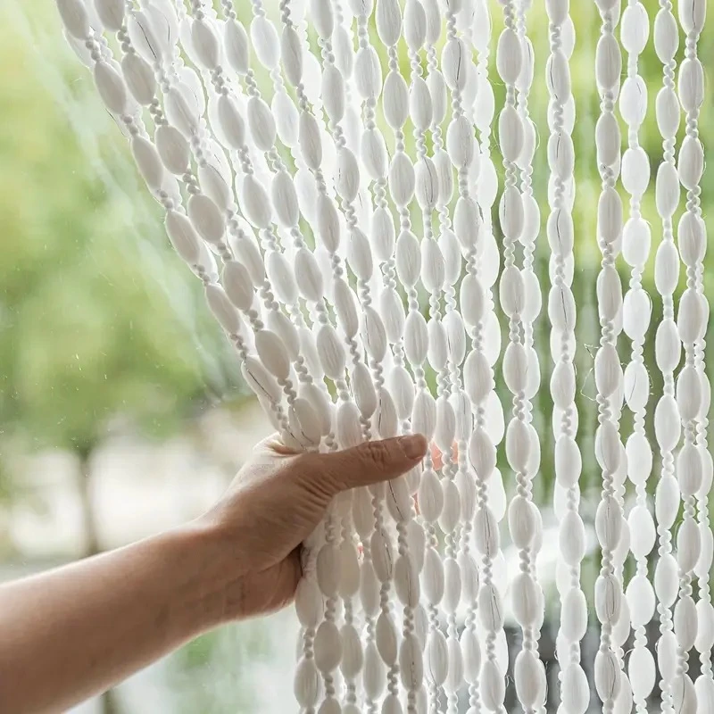 1PC Lantern String Curtain Hanging Line Curtain Door Curtain Home Window Decor Room Divider for Wedding Party Salon Bedroom
