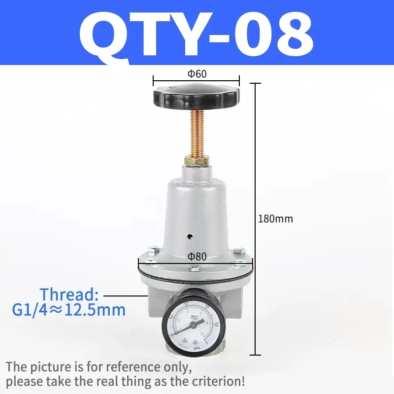 1 PCS Air Regulator QTY-8 QTY-10 QTY-15 QTY-20 QTY-25 QTY-32 QTY-40 QTY-50 Air Source Treatment Pneumatic Regulator Tool