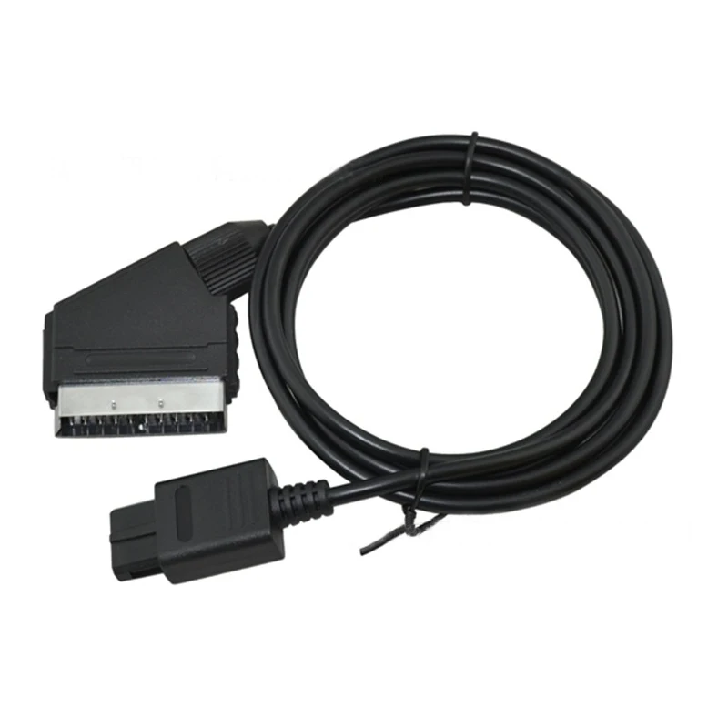 1.8 متر RGB سكارت كابل ل N64 NGC SFC AV الحبل لنينتندو سوبر Gamicom Gamecube وحدة التحكم كابل الفيديو تمديد الخط