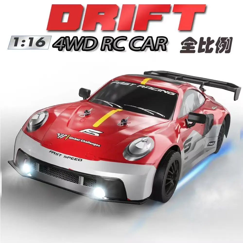 슈퍼 인기 신제품 풀 스케일 원격 조종 드리프트 카 – 1:16 RC 4WD 레이싱 GTR 모델, 어린이용 원격 조종 레이싱 카