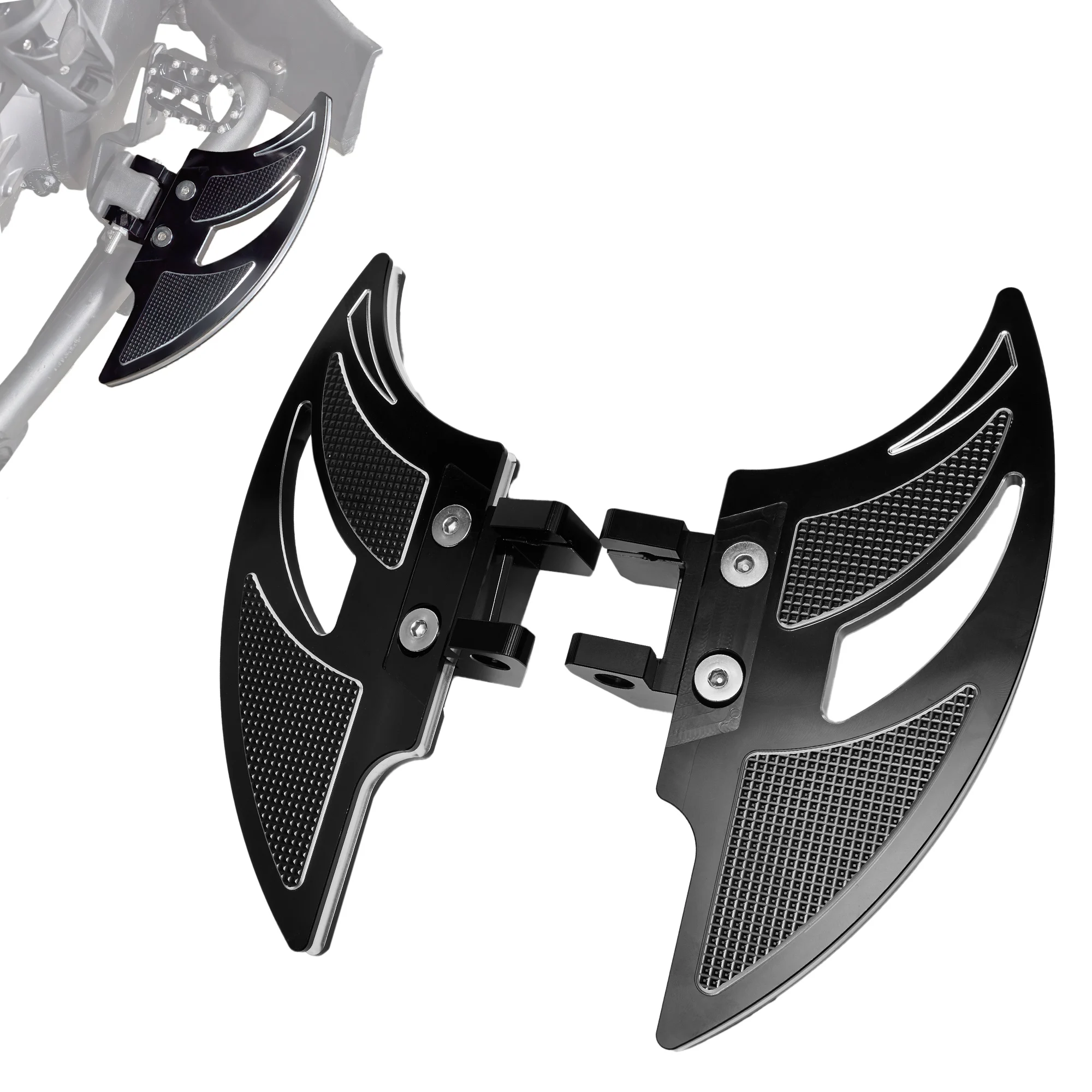 

Driver Foot Rest Footboards Rider Aluminum Bat Shape Floorboards for Can Am Spyder F3 F3-S F3-T 2015+ Motorcycle Accessories